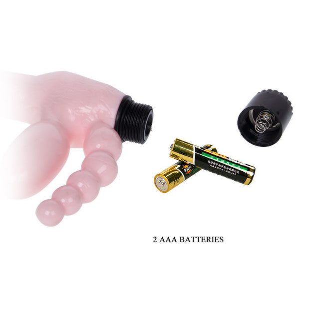 BAILE - HAM FĂRĂ SÂNGĂ TPR CU VIBRAȚII ȘI STIMULARE ANALĂ 25,4 CM