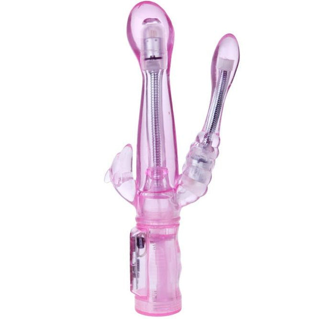 BAILE - VIBRATOR FLEXIBIL CU STIMULATOR ANAL