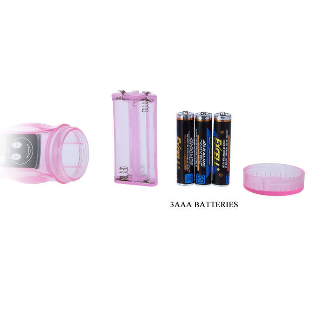 BAILE - VIBRATOR FLEXIBIL CU STIMULATOR ANAL