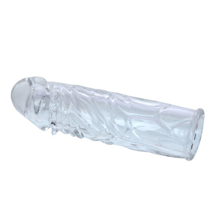 BAILE - HUSA LILAC PENTRU PENIS DIN SILICON ADAPTABILĂ 13 CM