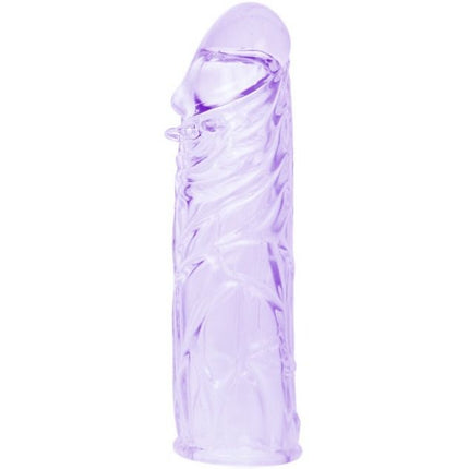 BAILE - HUSA LILAC PENTRU PENIS DIN SILICON ADAPTABILĂ 13 CM