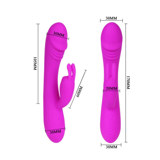 PRETTY LOVE - VIBRATOR INTELIGENT CU IEPURE 30 DE MODURI VÂNĂTOR