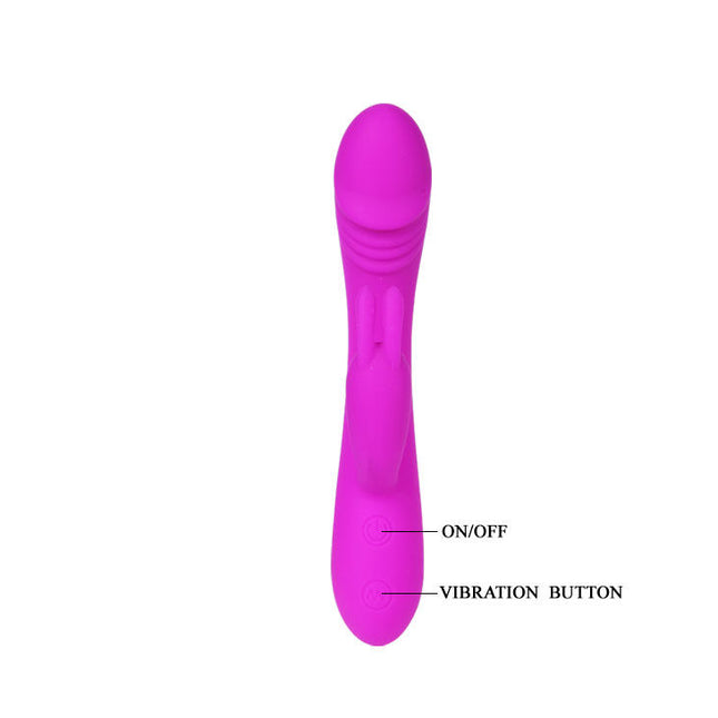 PRETTY LOVE - VIBRATOR INTELIGENT CU IEPURE 30 DE MODURI VÂNĂTOR