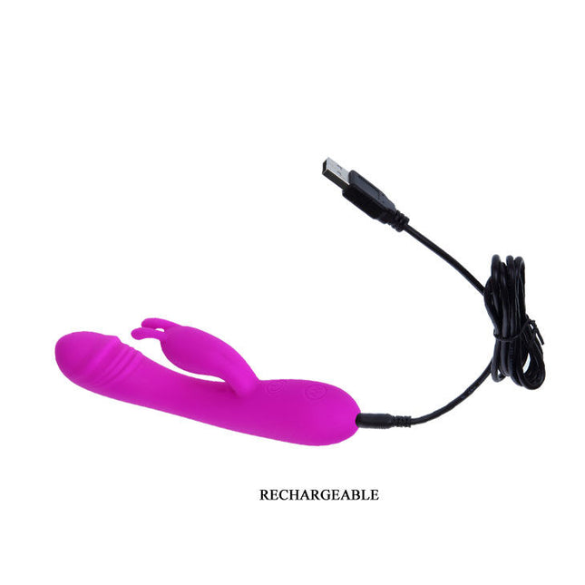 PRETTY LOVE - VIBRATOR INTELIGENT CU IEPURE 30 DE MODURI VÂNĂTOR