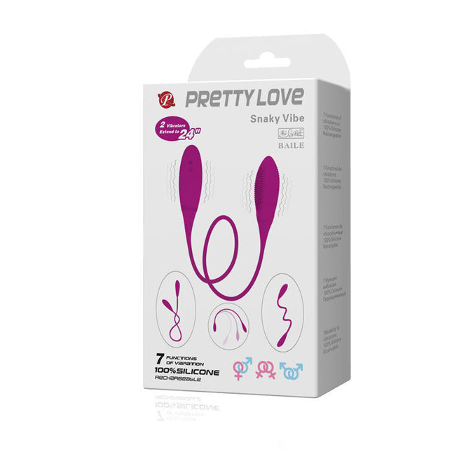 PRETTY LOVE - VIBRATOR SNAKY DELUXE 7 V