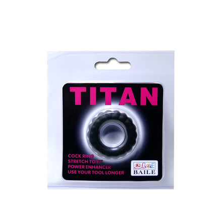 BAILE - INEL DE POLIȚIE TITAN NEGRU 2 CM 