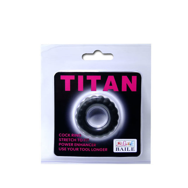 BAILE - INEL DE POLIȚIE TITAN NEGRU 2 CM 