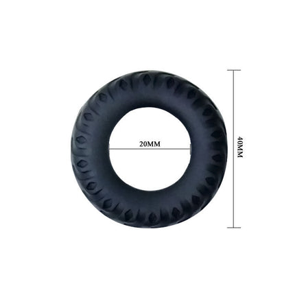 BAILE - INEL DE POLIȚIE TITAN NEGRU VERDE 2 CM 