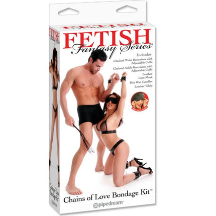 SERIA FETISH FANTASY - KIT DE BONDAGE CHAINS OF LOVE