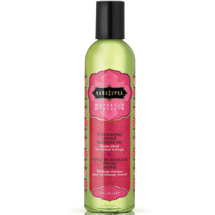KAMASUTRA - ULEI DE MASAJ NATURALS DIVINE CU CĂPȘUNI 236ML