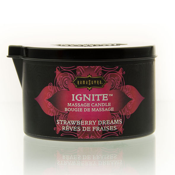 KAMASUTRA - LUMÂNARE DE MASAJ STRAWBERRY DREAMS 170 GR