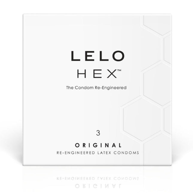 LELO - CUTIE DE PRESERVATIVI HEX 3 UNITĂȚI