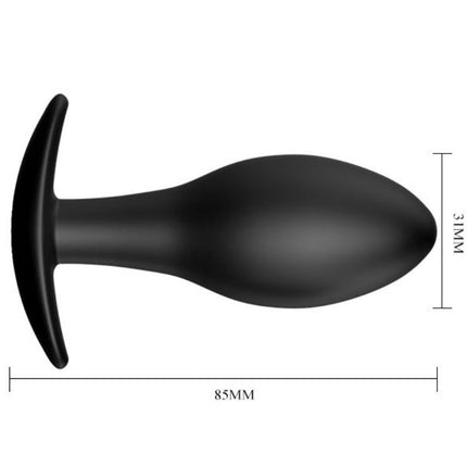 PRETTY LOVE - ANAL PLUG SILICONE ANCHOR 8.5 CM BLACK