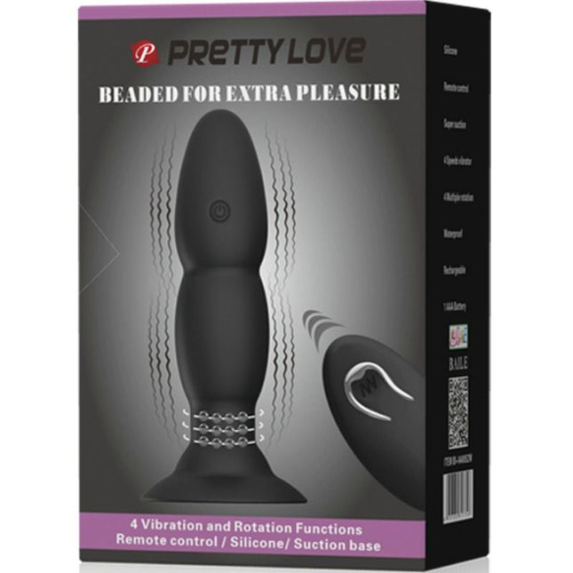 PRETTY LOVE - VIBRATOR CU ȘI ROTARE PRIN TELECOMANDĂ