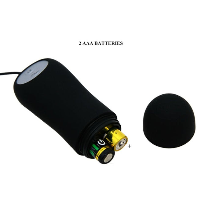 PRETTY LOVE - DOP ANAL FORMĂ DE ANCORĂ DIN SILICON 12 MODURI DE VIBRAȚIE NEGRU