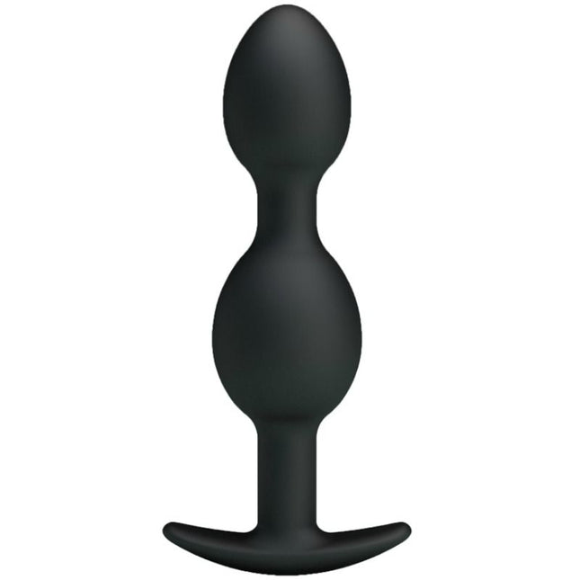 PRETTY LOVE - BILE ANAL DIN SILICON 12,5 CM NEGRE