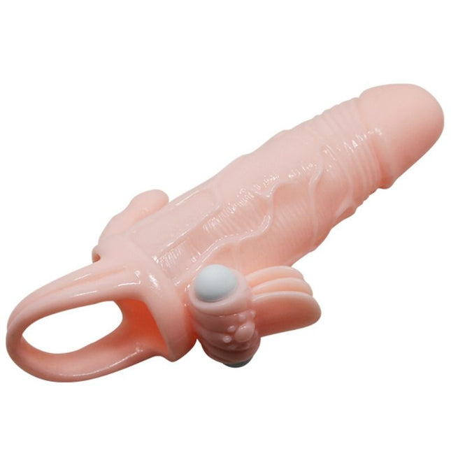 BAILE - HUSA PENTRU PENIS BRAVE MAN CU CLIT ȘI STIMULARE ANALĂ DIN CARNE 16,5 CM