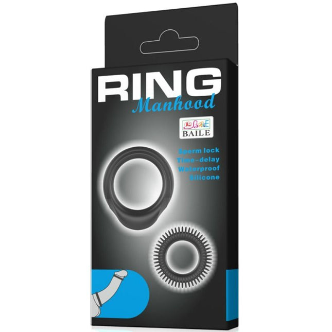 BAILE - KIT 2 INELE DIN SILICON RING HOOD