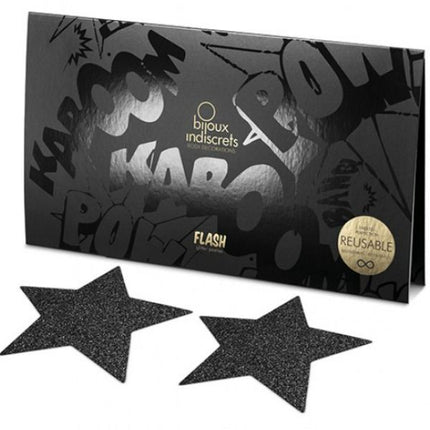 BIJOUX - CAPACELE INDISCRETS FLASH BLACK STAR