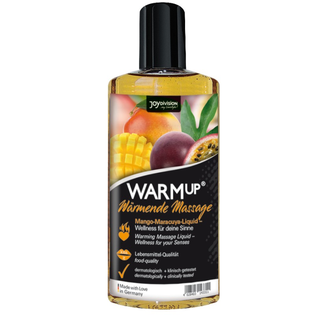 JOYDIVISION AQUAGLIDE - ULEI DE MASAJ WARMUP CU MANGO ȘI MARACUYA 150 ML