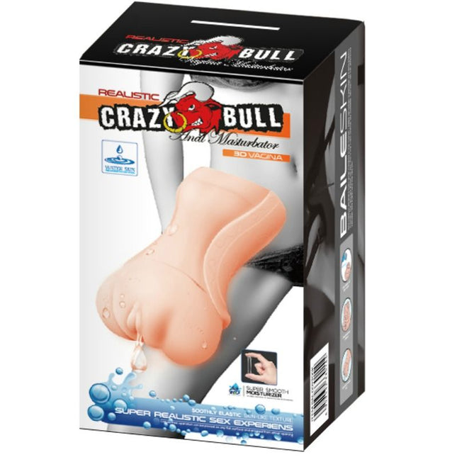 CRAZY BULL - MASTURBĂTOR CU VAGIN CU PIELE DE APĂ