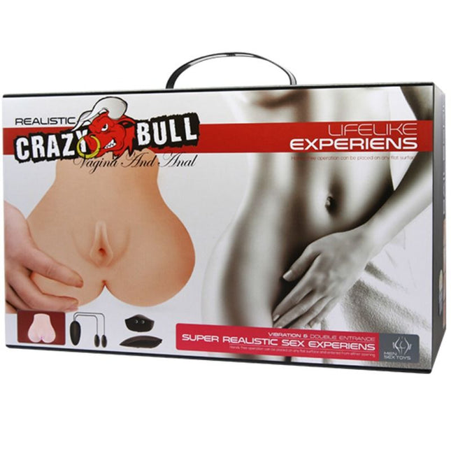 CRAZY BULL - VAGIN ȘI ANUS REALISTIC CU VIBRAȚII POZIȚIA 7