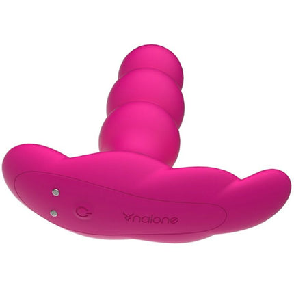 NALONE - VIBRATOR ANAL PEARL CU TELECOMANDĂ, NEGRU