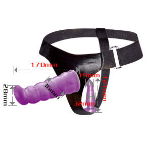 BAILE - HAM ANAL ȘI VAGINAL FEMININ LILAC GPOINT 17 CM
