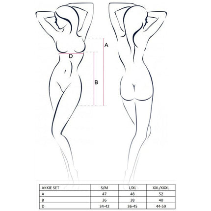 PASIUNE - COSTUM DE ASISTENTĂ MEDICALĂ AKKIE, SET FEMEI, M/M