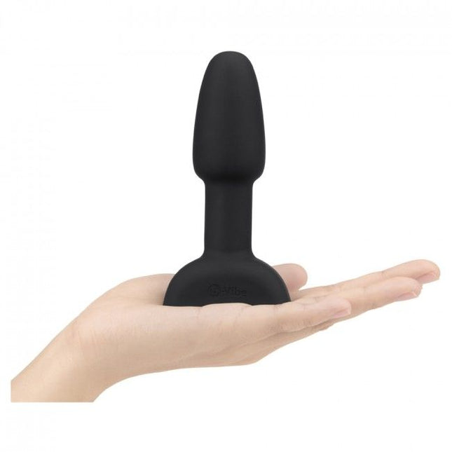 B-VIBE - PLUG ANAL CU TELECOMANDĂ PENTRU LIPIREA LINIILOR MICI, NEGRU