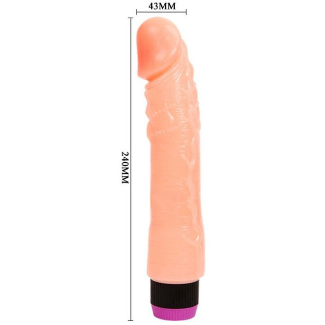 BAILE - VIBRATOR NATURAL FLEXIBIL REALISTIC 24 CM