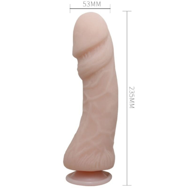 BAILE - DILDO MARE PENTRU PENIS CU VIBRAȚII NATURALE 23,5 CM