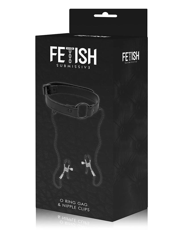 FETIȘ SUPUS - INEL DE BLOȘU CU CLEME PENTRU SFARG