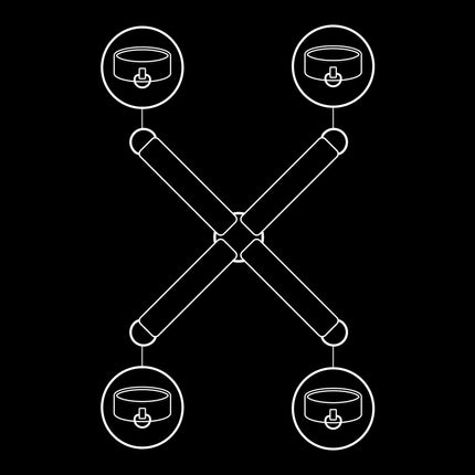 FETIȘ SUPUS - UNIUNE DE CĂTUȘE DIN PIELE VEGANĂ