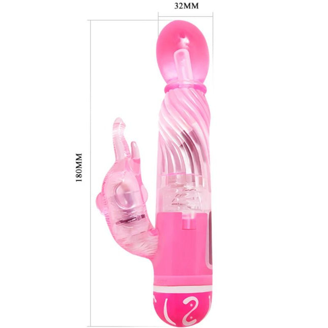 BAILE - VIBRATOR CU VITEZE MULTIPLE CU STIMULATOR ROZ