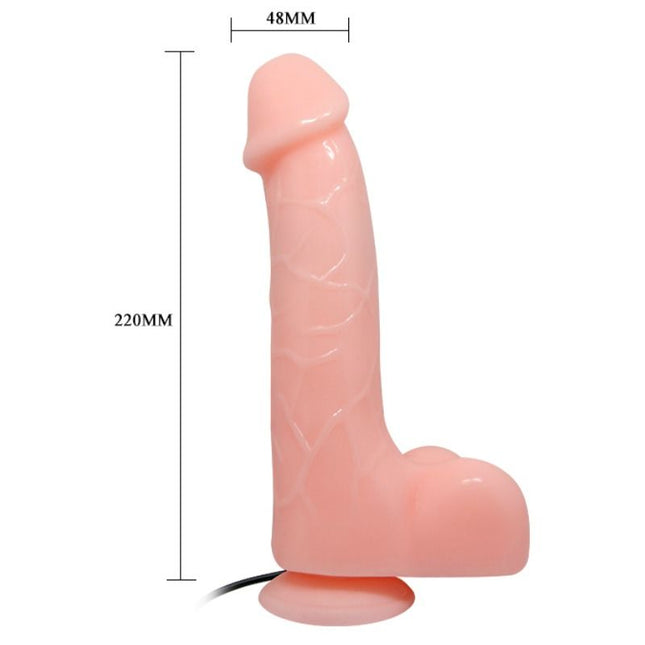 BAILE - VIBRATOR REALISTANT NATURAL BARBARA 22 CM