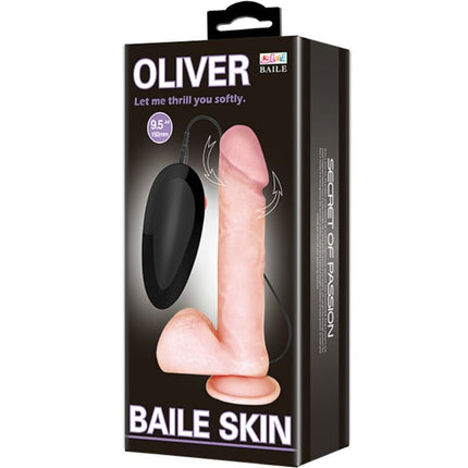 VIBRATOR REALISTIC OLIVER CU FUNCȚIE DE ROTARE - BAILE