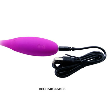 PRETTY LOVE - VIBRATOR INTELIGENT ȘARPE CU 2 MOTOARE