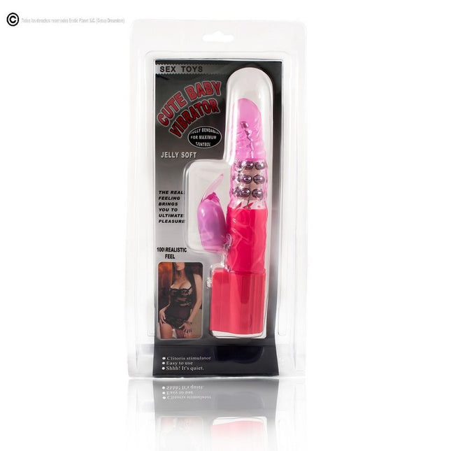 BAILE - SUPERSTIMULATOR ROTATOR PINK RABBIT