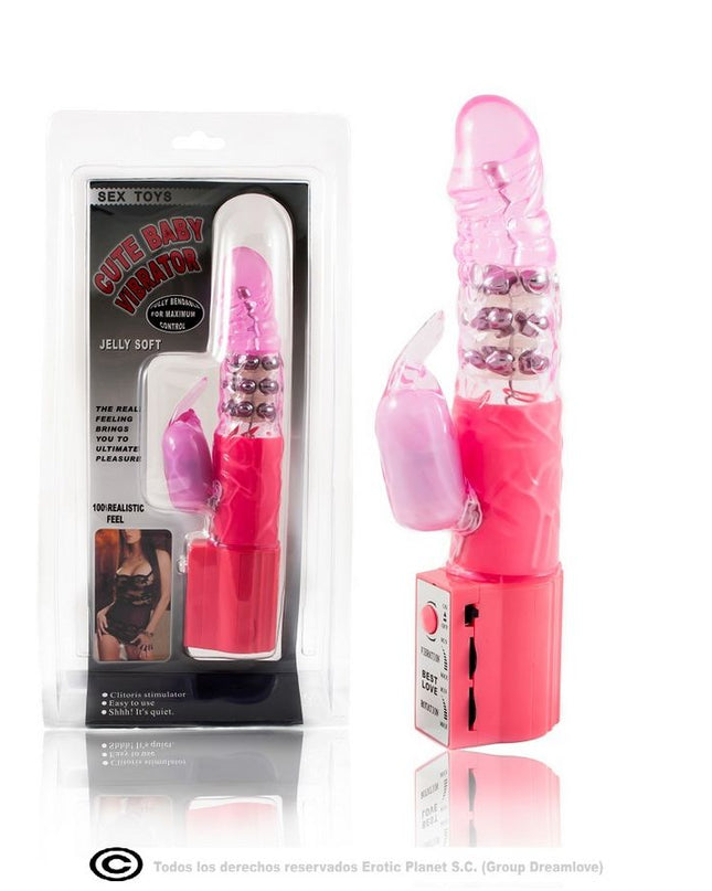 BAILE - PINK RABBIT ROTATOR SUPERSTIMULATOR