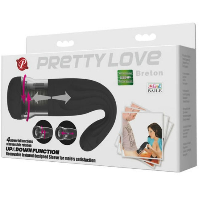 PRETTY LOVE - MASTURBATOR REÎNCĂRCABIL MULTIFUNCȚIONAL BRETON