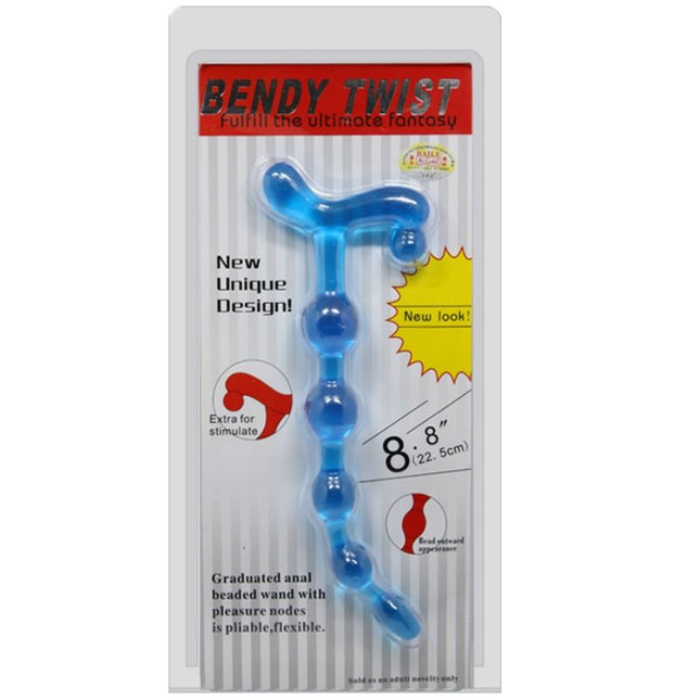 BAL - BENDY TWIST BLUE ANAL BALLS