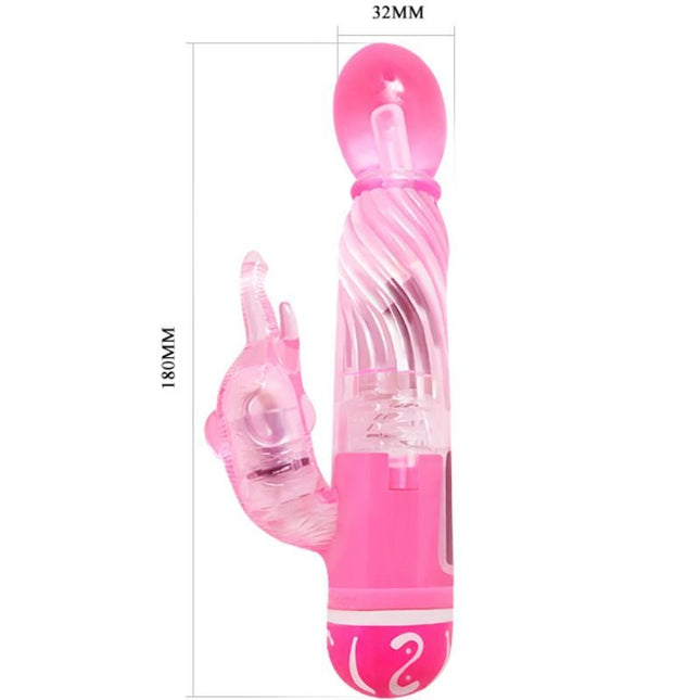 BAILE - VIBRATOR CU VITEZE MULTIPLE CU STIMULATOR LILAC