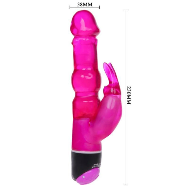 BAILE - VIBRATOR WAVES OF PLEASURE FANTASY CU IEPURE LILA 23 CM