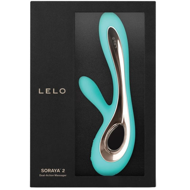 VIBRATOR LELO - SORAYA 2 RABBIT VERDE-ACUMULATOR