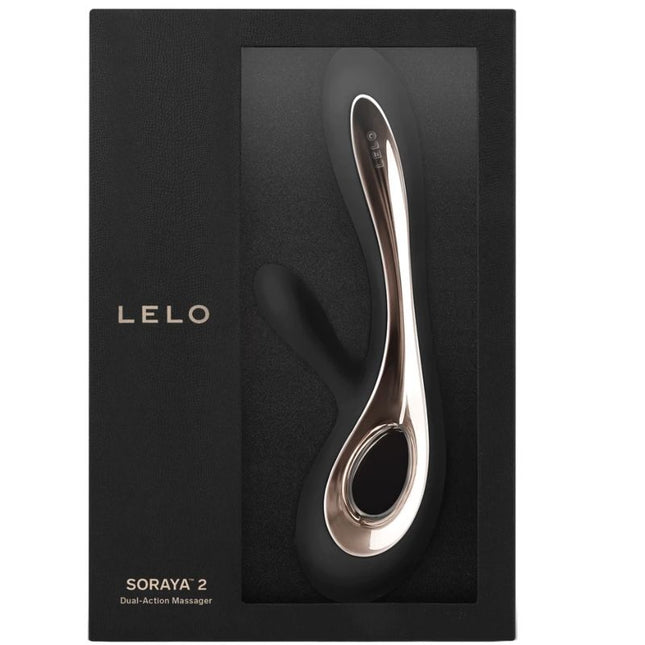 VIBRATOR LELO - SORAYA 2 BLACK RABBIT