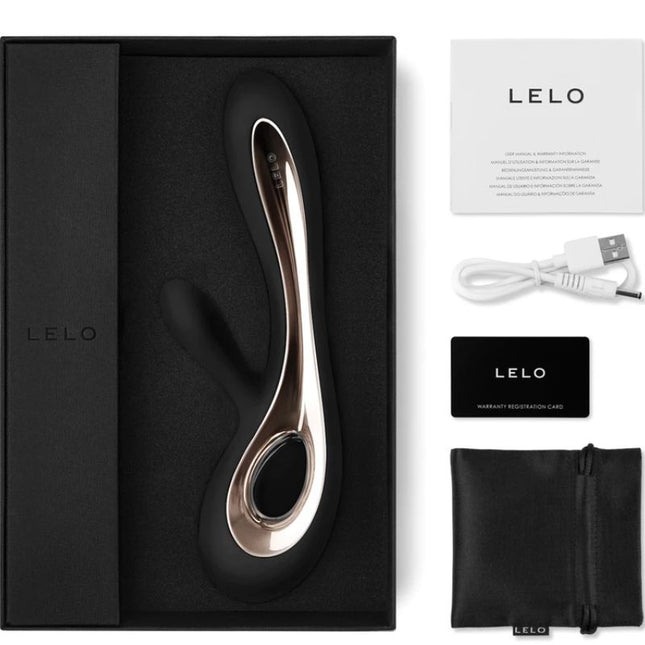 VIBRATOR LELO - SORAYA 2 BLACK RABBIT