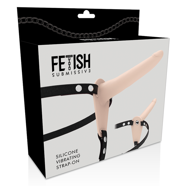 HAM FETIȘ PENTRU SUPUS - VIBRATOR DIN SILICON FLESH 15 CM