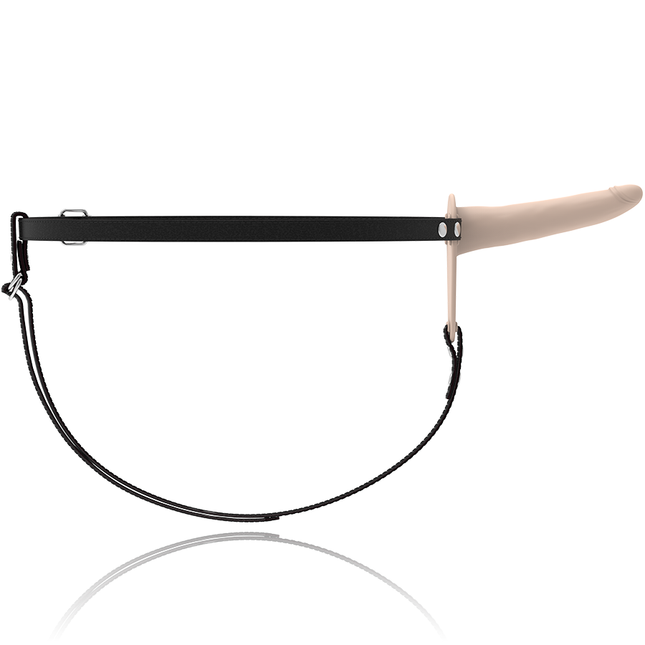 HAM FETIȘ PENTRU SUPUS - VIBRATOR DIN SILICON FLESH 15 CM