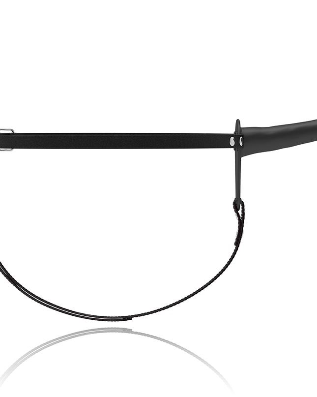 FETISH SUBMISSIVE HARNESS - BLACK SILICONE VIBRATOR 15 CM